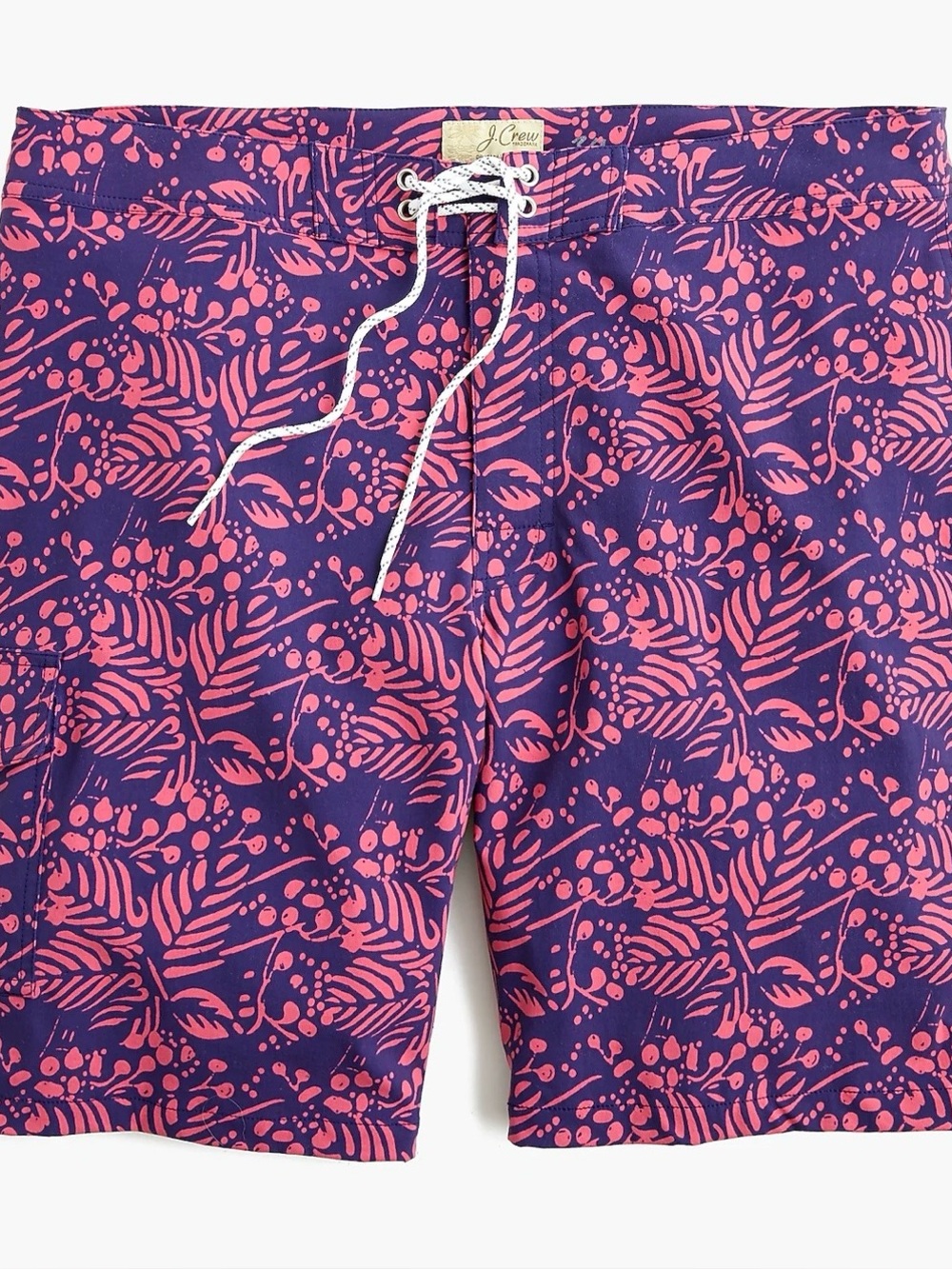 J.Crew 9" Stretch Board Swim Trunk in Vines Print 33